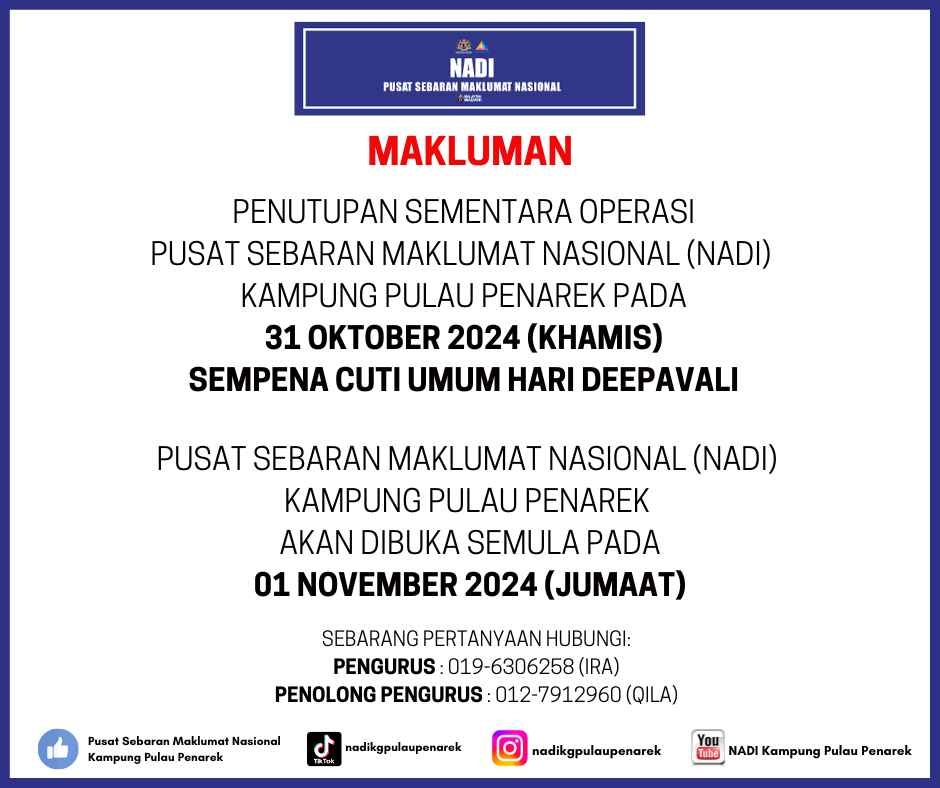 MAKLUMAN 1